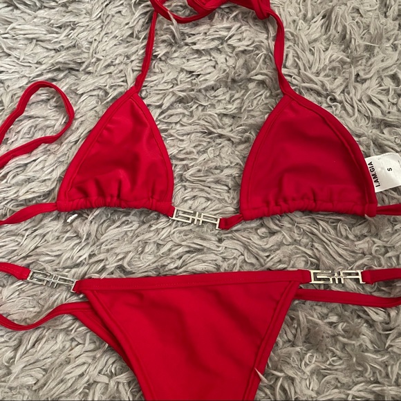 I.am.gia red Ava bikini size small - Picture 2 of 6
